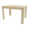 Stół kuchenny 110x70 Dąb Sonoma + 4 krzesła Skandynawskie Milano Białe